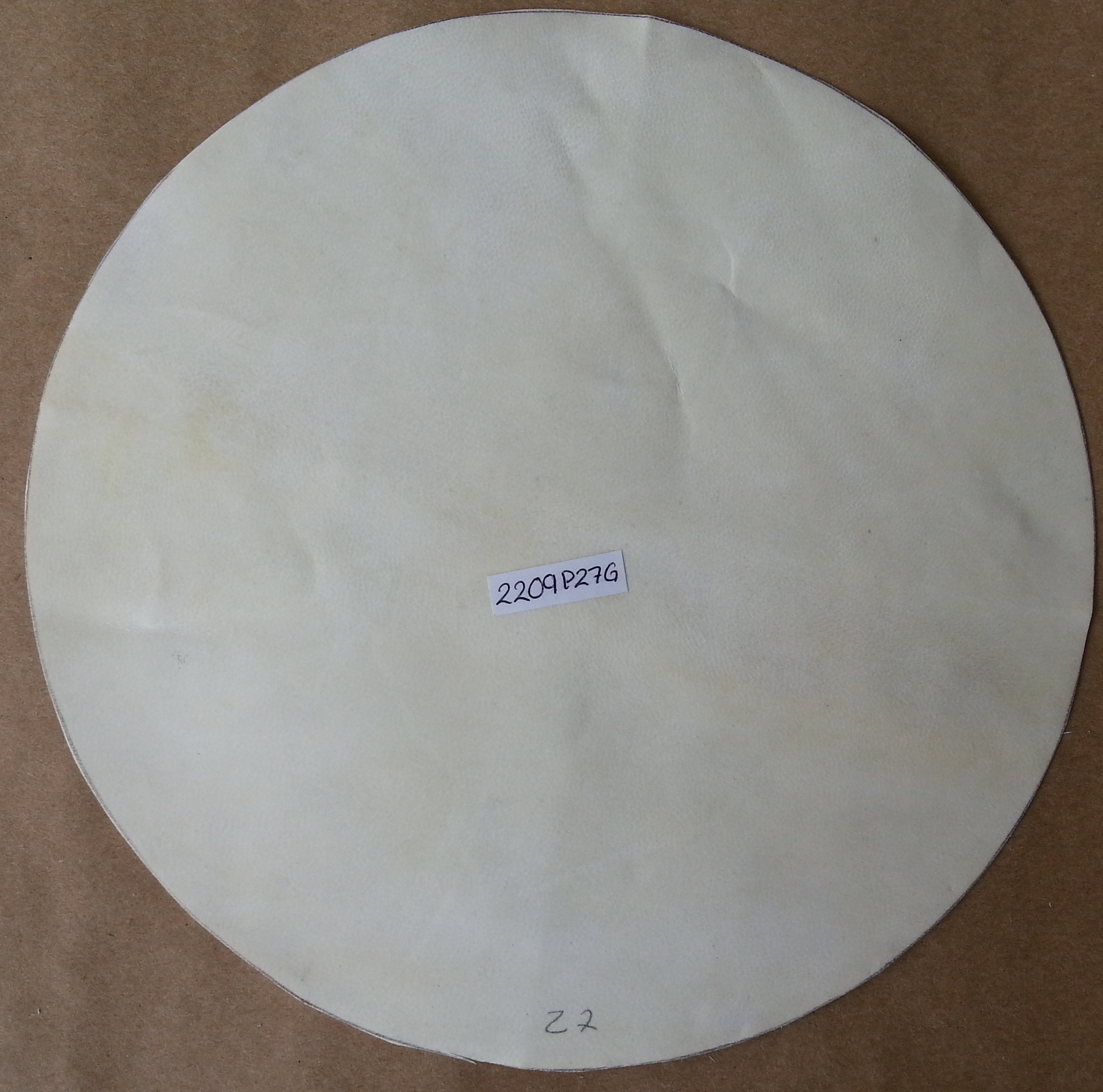 (imagen para) PARCHE PIEL 27 cm cabra, gruesa