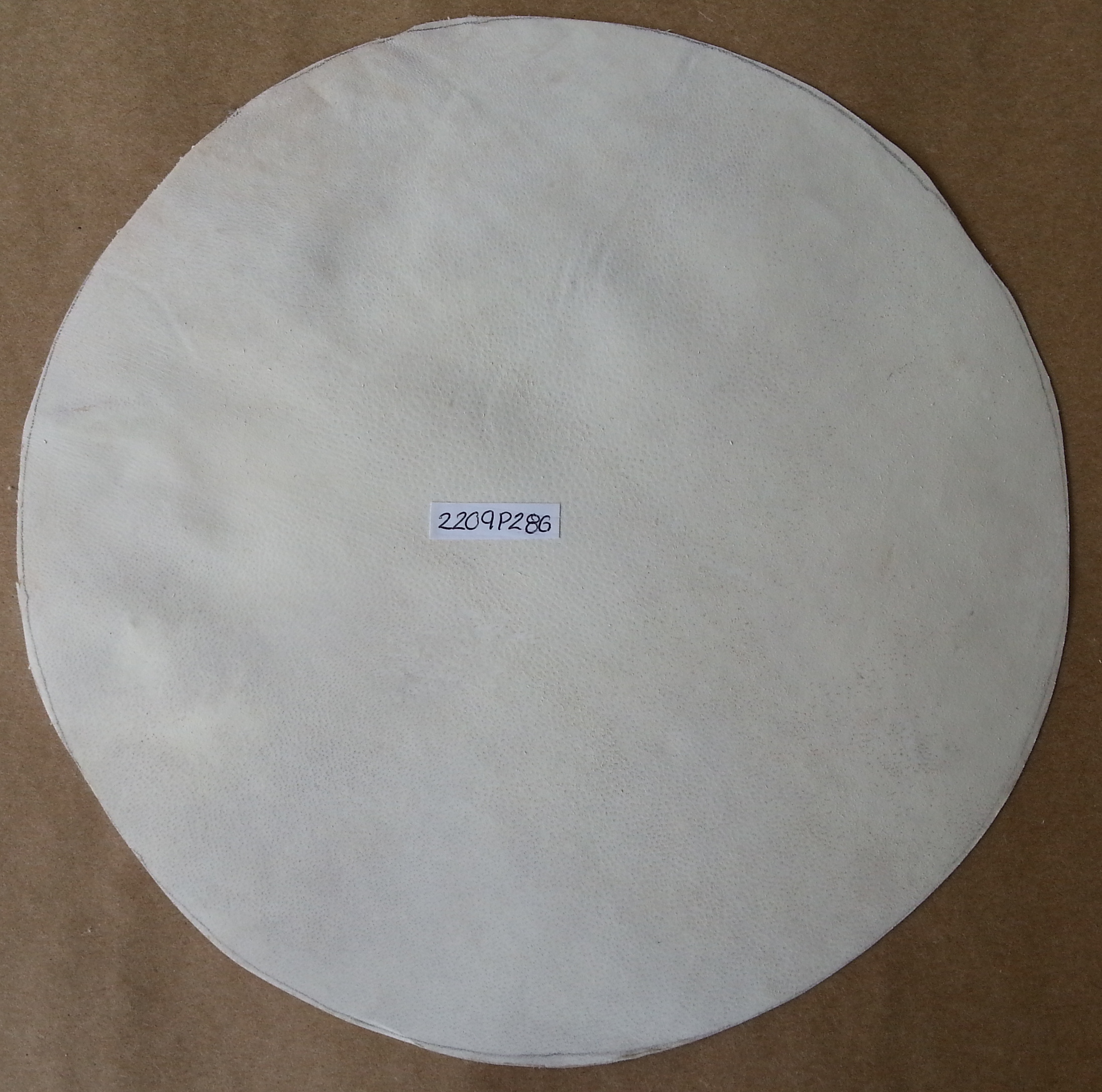 (imagen para) PARCHE PIEL 28 cm cabra, gruesa