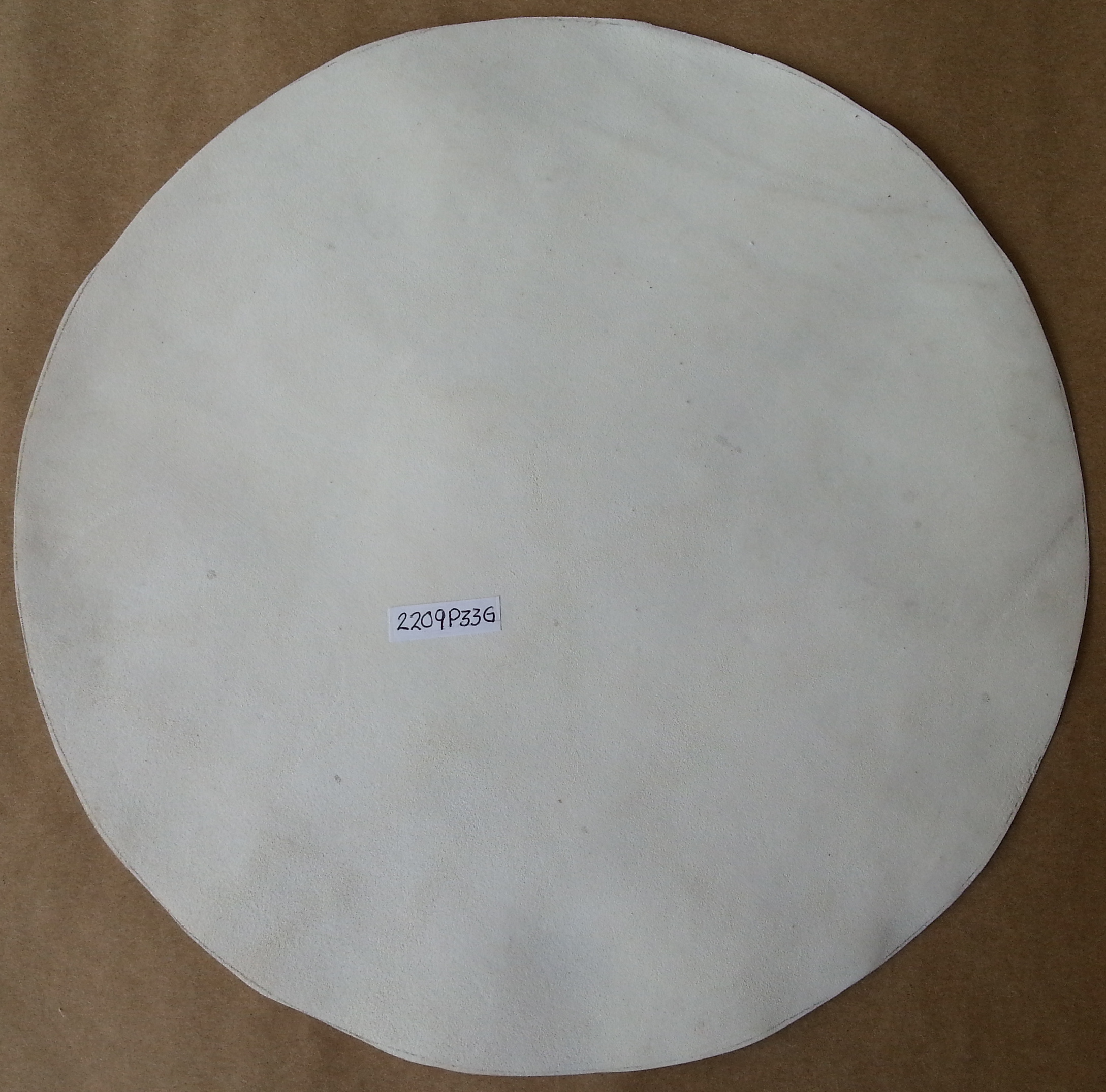 (imagen para) PARCHE PIEL 33 cm cabra para CONGA PROFESIONAL, gruesa