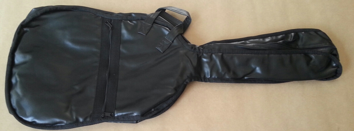 (imagen para) FUNDA GUITARRA REQUINTO ACÚSTICA de vinipiel negra