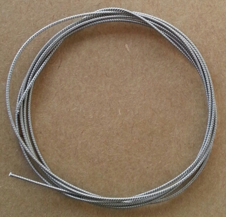 (imagen para) ENTORCHADO BLANCO para REDOBLE de TAMBOR REGLAMENARIO