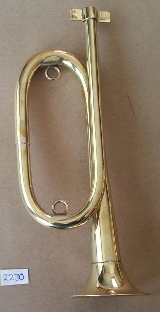 (imagen para) CORNETA INFANTIL LATON SIN BOQUILLA 27cm KINDER