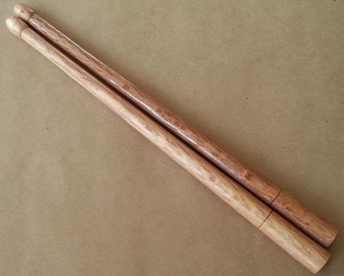 (imagen para) BAQUETAS ENCINO PARA TAMBOR REGLAMENTARIO (PAR)