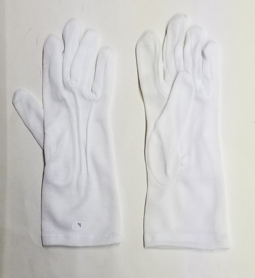 (imagen para) GUANTES BLANCOS talla 4 (par)