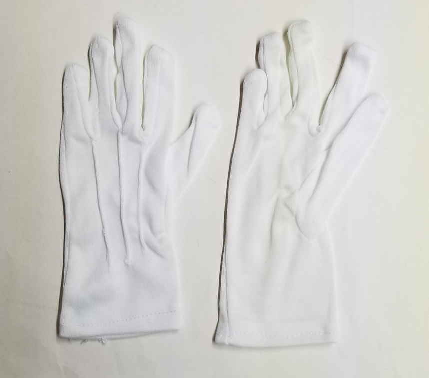 (imagen para) GUANTES BLANCOS talla 5 (par)