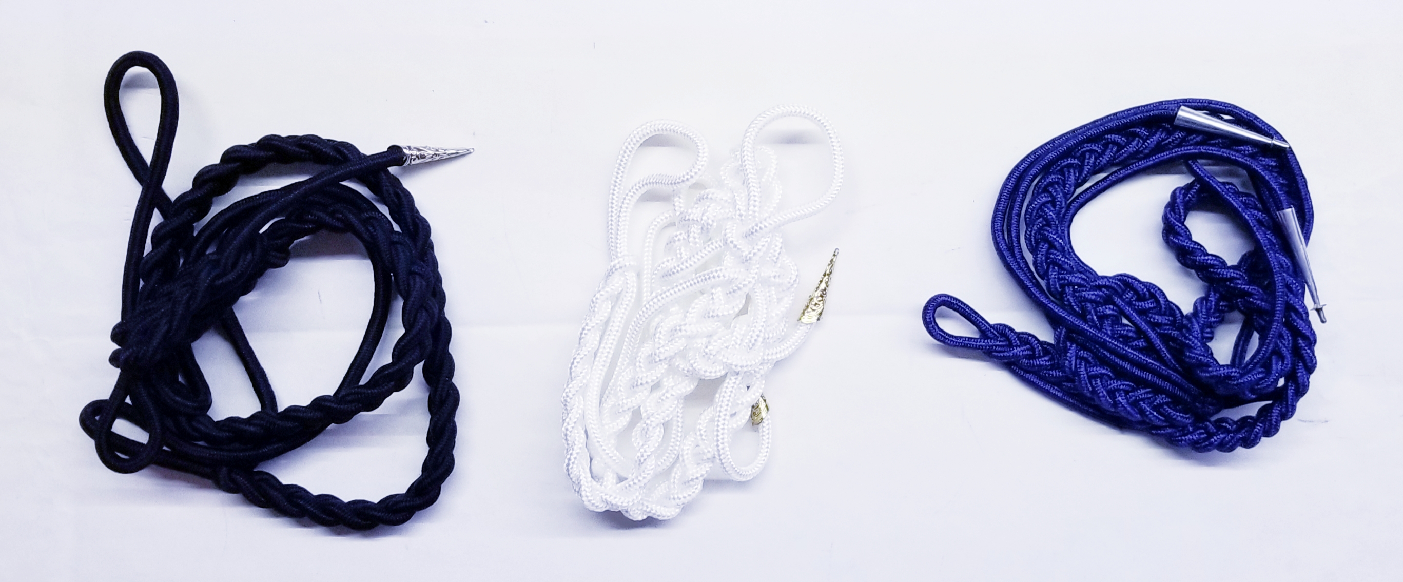 (imagen para) CORDON DE MANDO Para OFICIAL ESCOLTA ABANDERADO Con ROSETA Y DOS