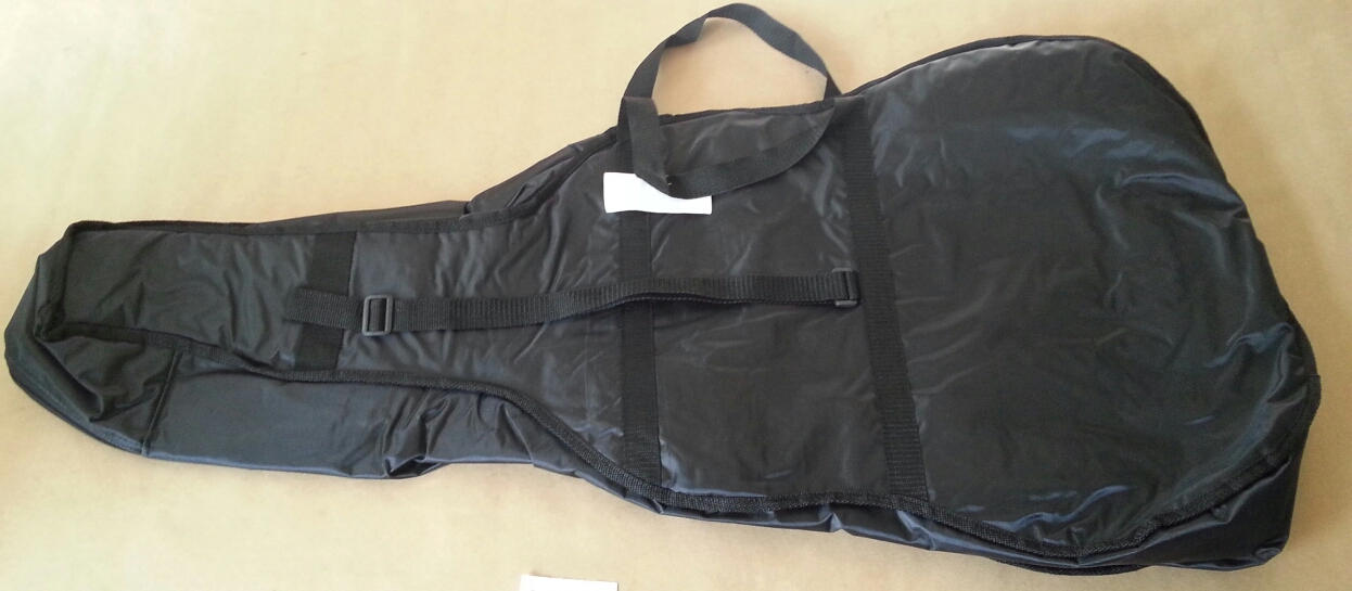 (image for) Black case for guitarron with zipper