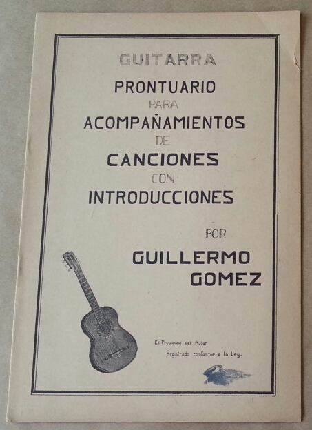 (imagen para) MÉTODO guitarras PRONTUARIO de Guillermo GOMEZ