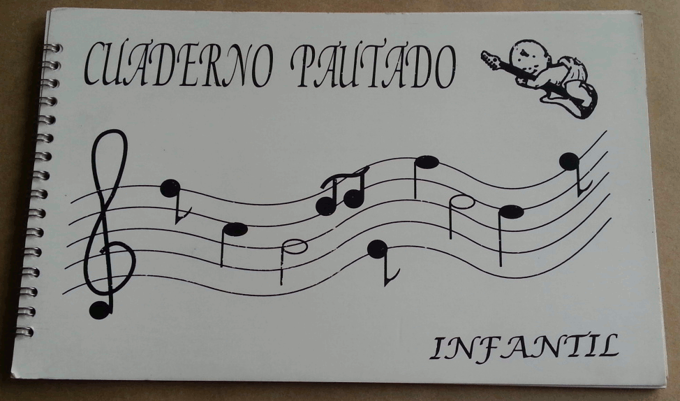 (imagen para) CUADERNOS 4 PAUTAS GRANDES INFANTIL 25 HOJAS ITALIANA GRUESO-L