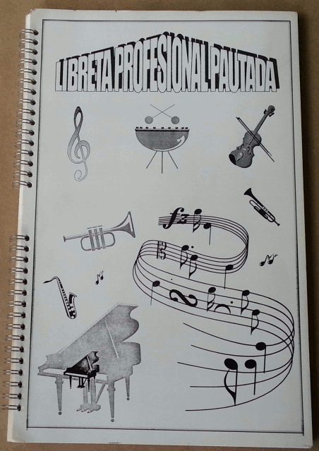 (imagen para) Cuadernos12 pautas 55 hojas tamaño oficio espiral metálico 34 X