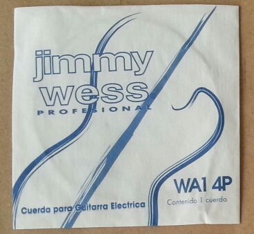 (imagen para) CUERDA GUITARRA ELÉCTRICA JIMMY WESS 3a 014 Lisa