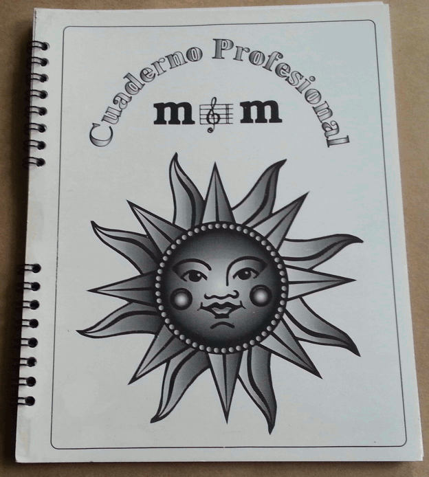 (imagen para) CUADERNOS 12 PAUTAS forma ESQUELA francesa ESPIRAL 40 PAGINAS L