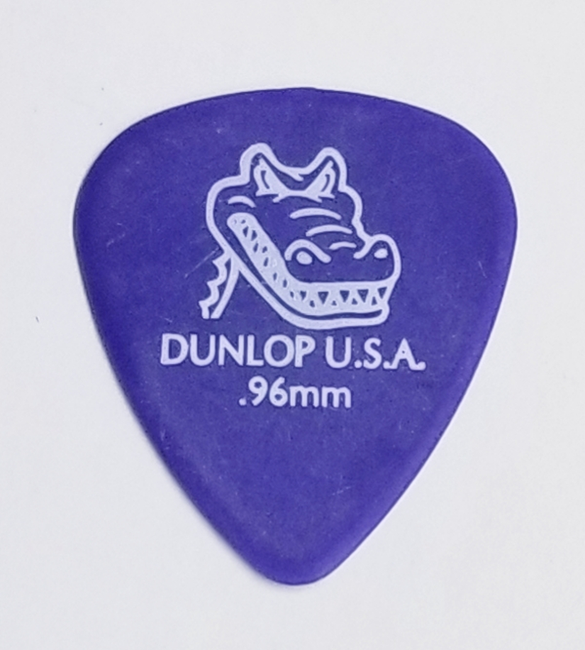 (image for) Plectrum Jim Dunlop, drop-shape for guitars 0.96 heavy (pc)