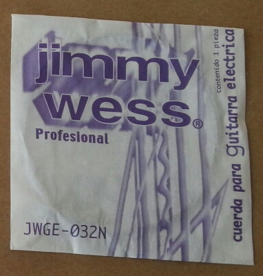 (imagen para) CUERDA GUITARRA ELÉCTRICA JIMMY WESS 5a 032 Entorchado