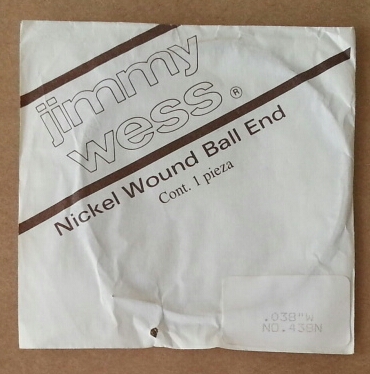 (imagen para) CUERDA GUITARRA ELÉCTRICA JIMMY WESS 6a 038 Entorchado