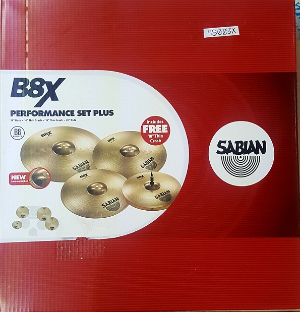 (imagen para) PLATILLOS SABIAN, B8X PERFORMANCE, 14",16", 20" (jgo)
