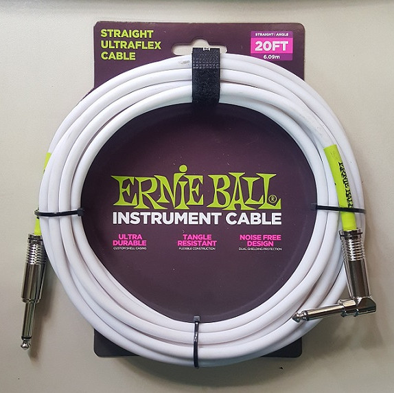 (imagen para) Cable Plug ESCUADRA a plug recto, blanco, 6.09 mts (PZ)