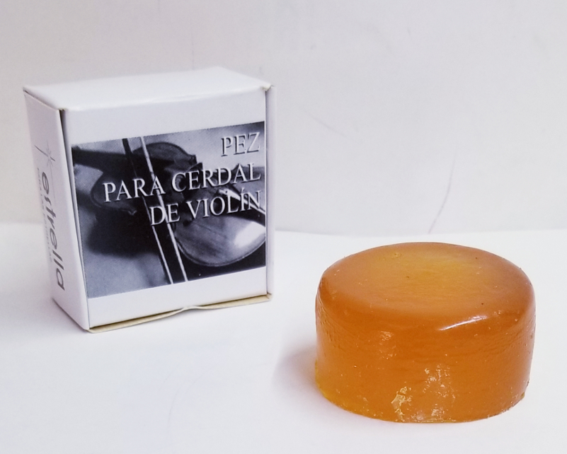 (imagen para) PEZ (BREA) PARA VIOLÍN, MODELO ESTRELLA ESTANDAR GRANDE