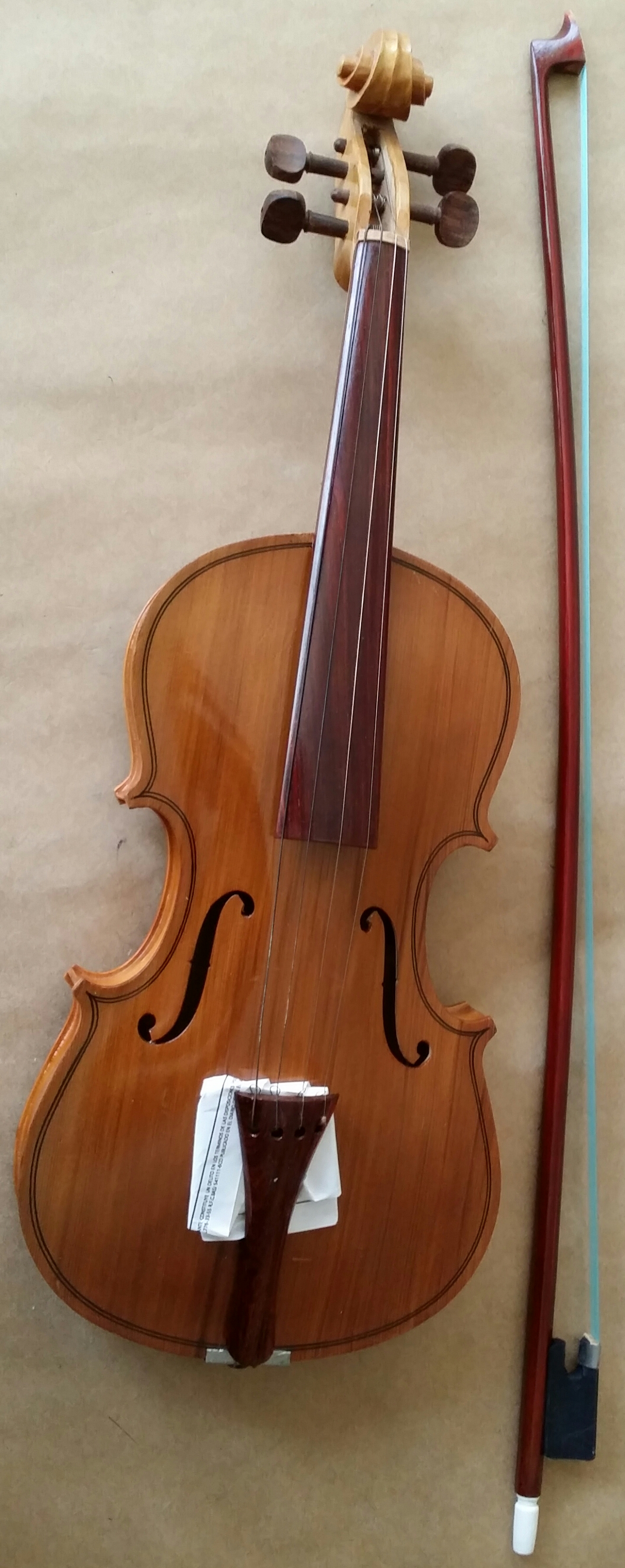 (imagen para) VIOLÍN 1/2 Con ARCO NACIONAL Con PEZ (jgo)