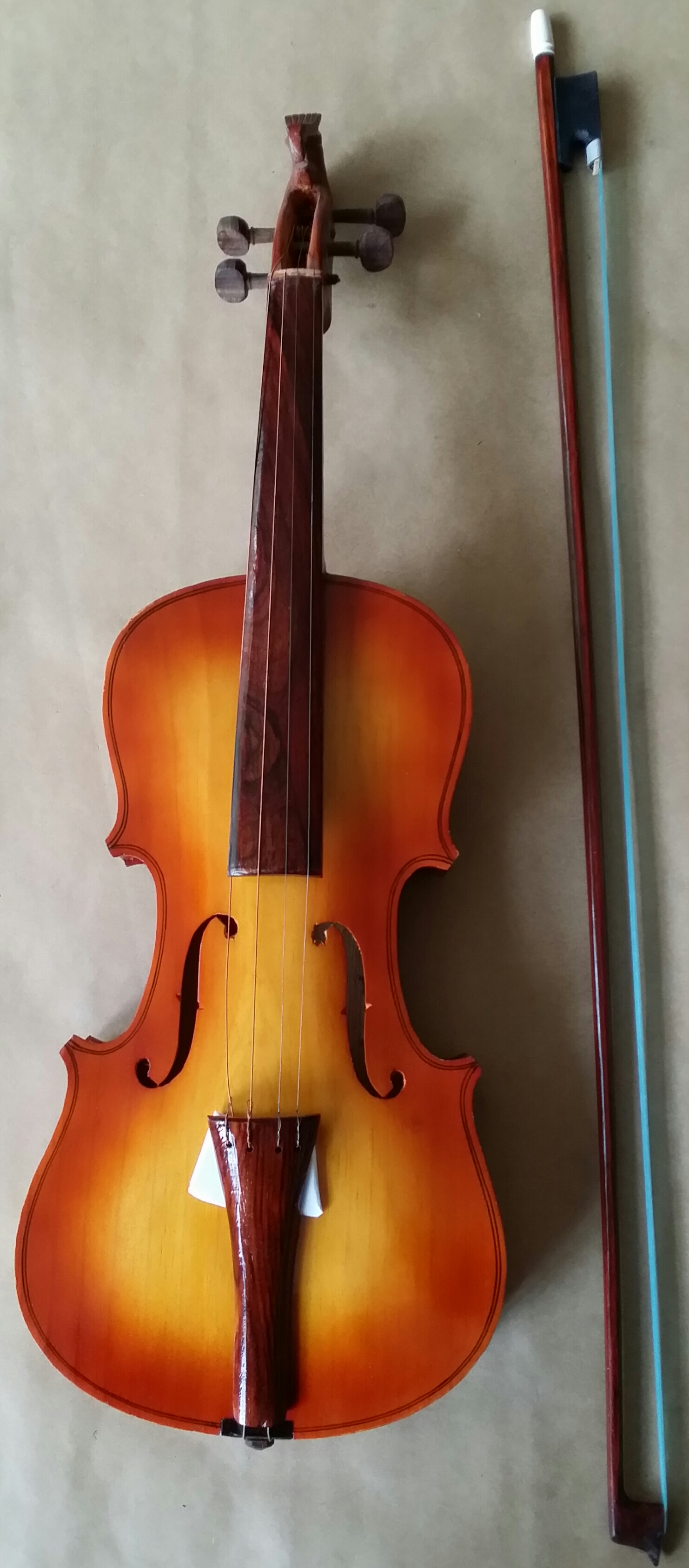 (imagen para) VIOLÍN 4/4 Con ARCO NACIONAL Con PEZ (jgo)