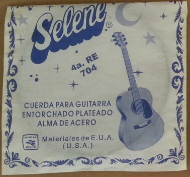 (imagen para) CUERDA guitarra SELENE ACERO 4a con borla (pz)