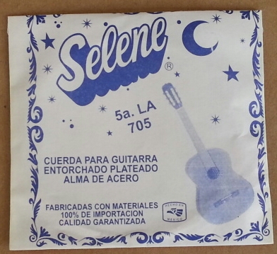 (imagen para) CUERDA guitarra SELENE ACERO 5a con borla (pz)