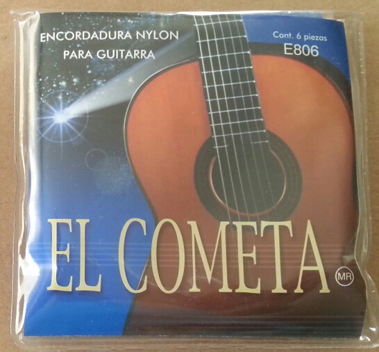 (imagen para) ENCORDADURA GUITARRA COMETA NYLON con borla (juego)