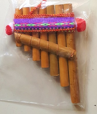 (imagen para) Zampoña 7 tubos CHICA 10cm Afinación Inca