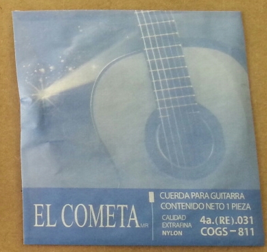 (imagen para) CUERDA GUITARRA COMETA NYLON con borla 4a (pz)