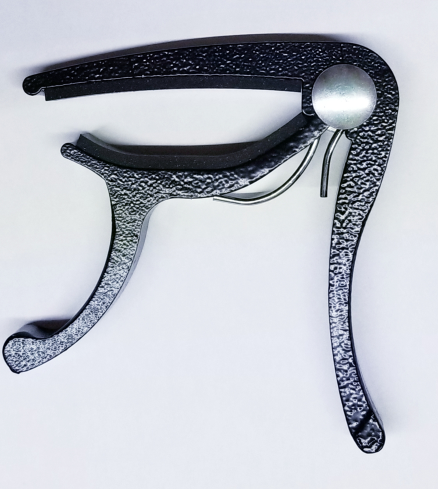 (imagen para) CAPODASTRO Gatillo guitarras ELÉCTRICA negro