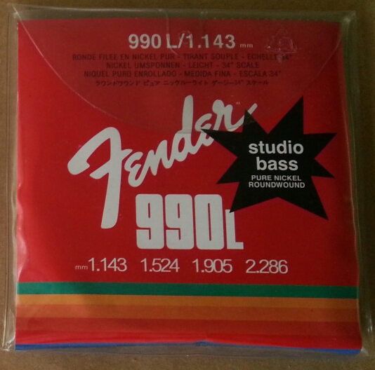 (imagen para) ENCORDADURA BAJO ELÉCTRICO FENDER ACERO CUERDA