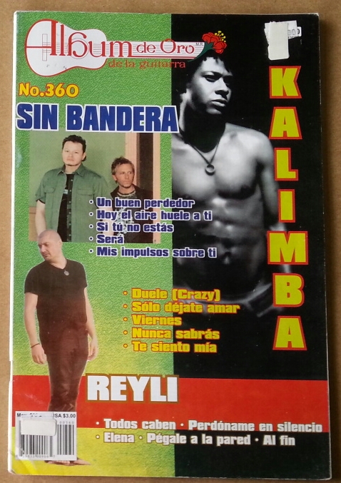 (imagen para) MÉTODO Album de oro de la guitarras volumen 360 (letra y tablatu