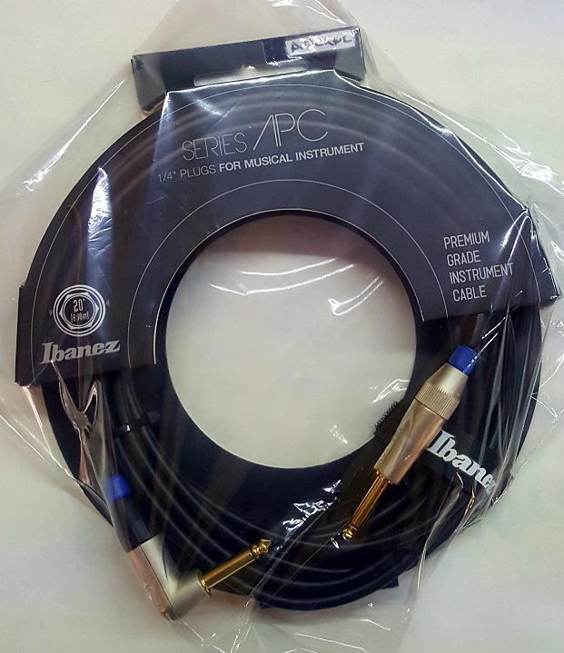 (imagen para) Cable Plug ESCUADRA a plug recto, AMPHENOL, negro,6.10 mts (PZ)