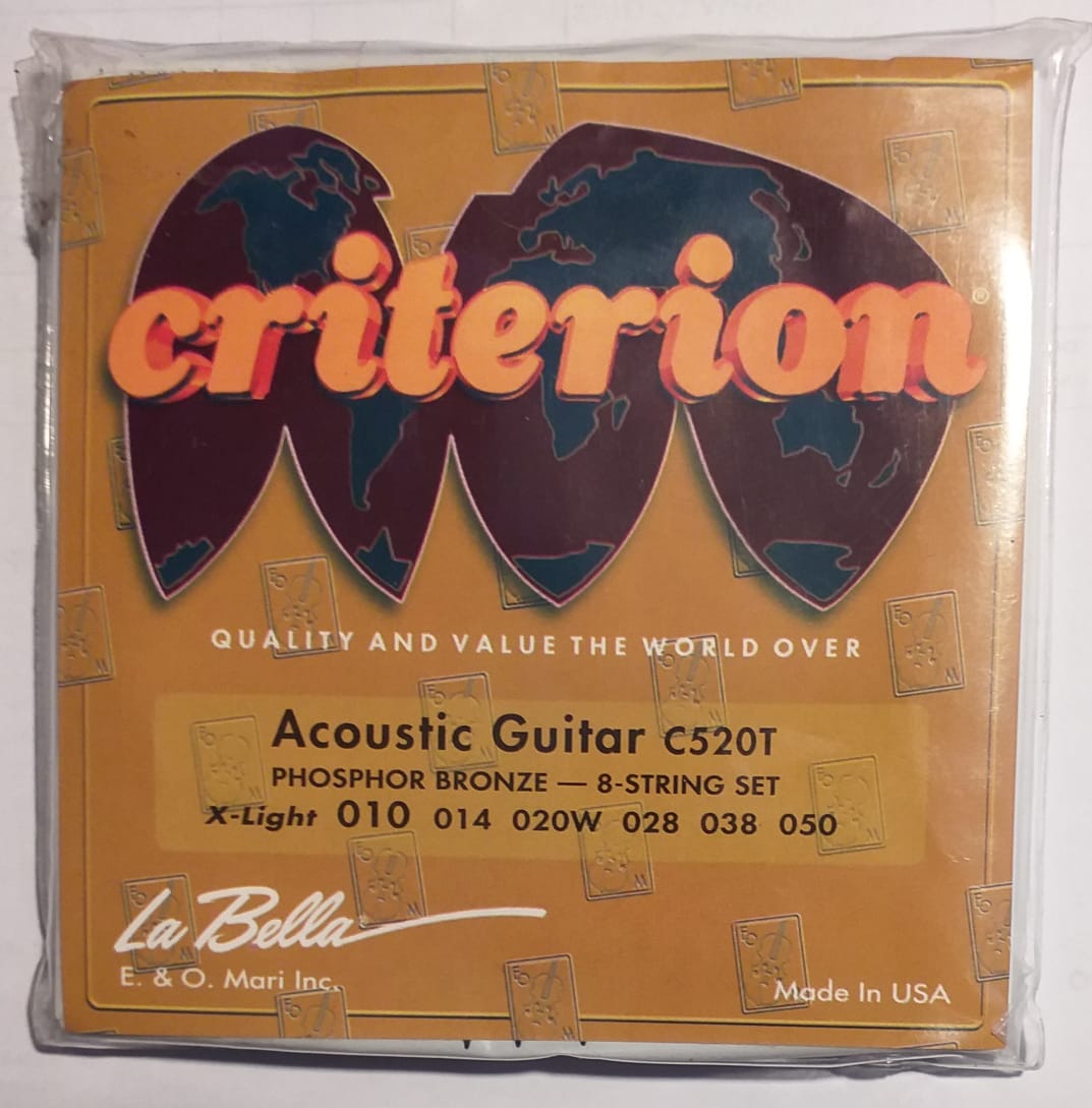 (imagen para) ENCORDADURA GUITARRA LA BELLA CRITERION fosforescente CUERDA