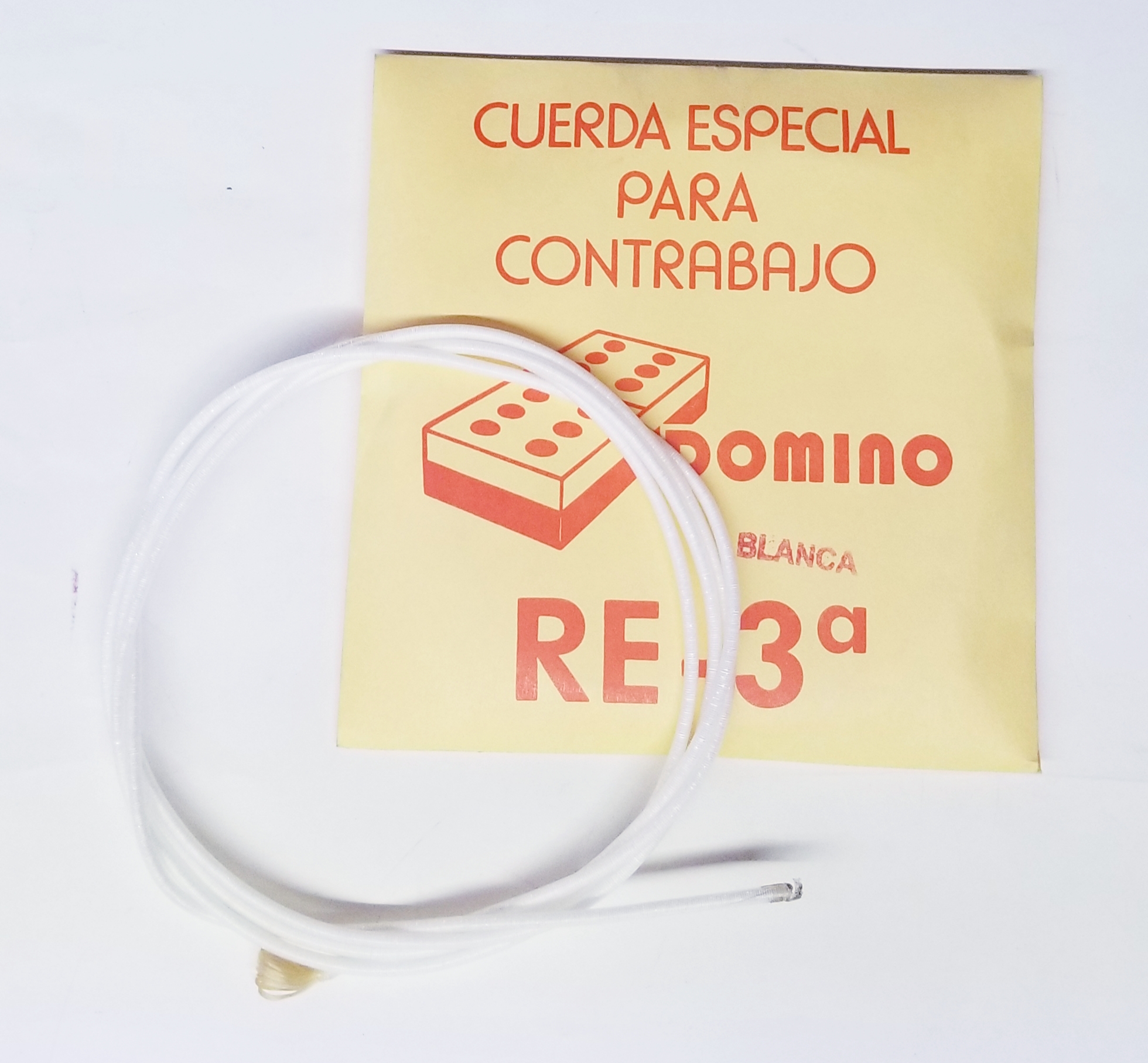 (imagen para) CUERDA CONTRABAJO DOMINO Nylon Blanca 3a.