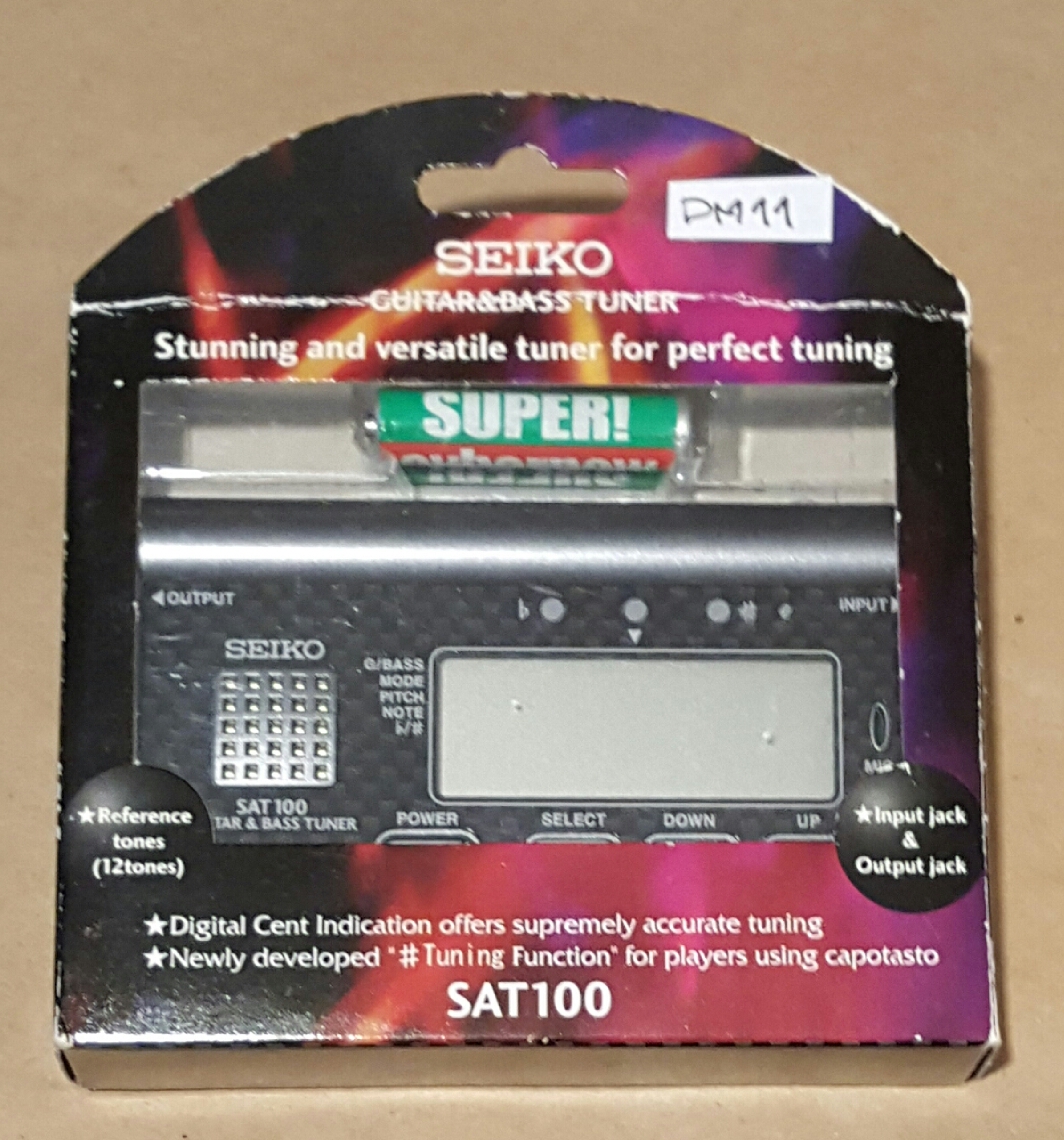 (imagen para) Metrónomo digital Seiko 30-250 tiempos x minúto c/batería