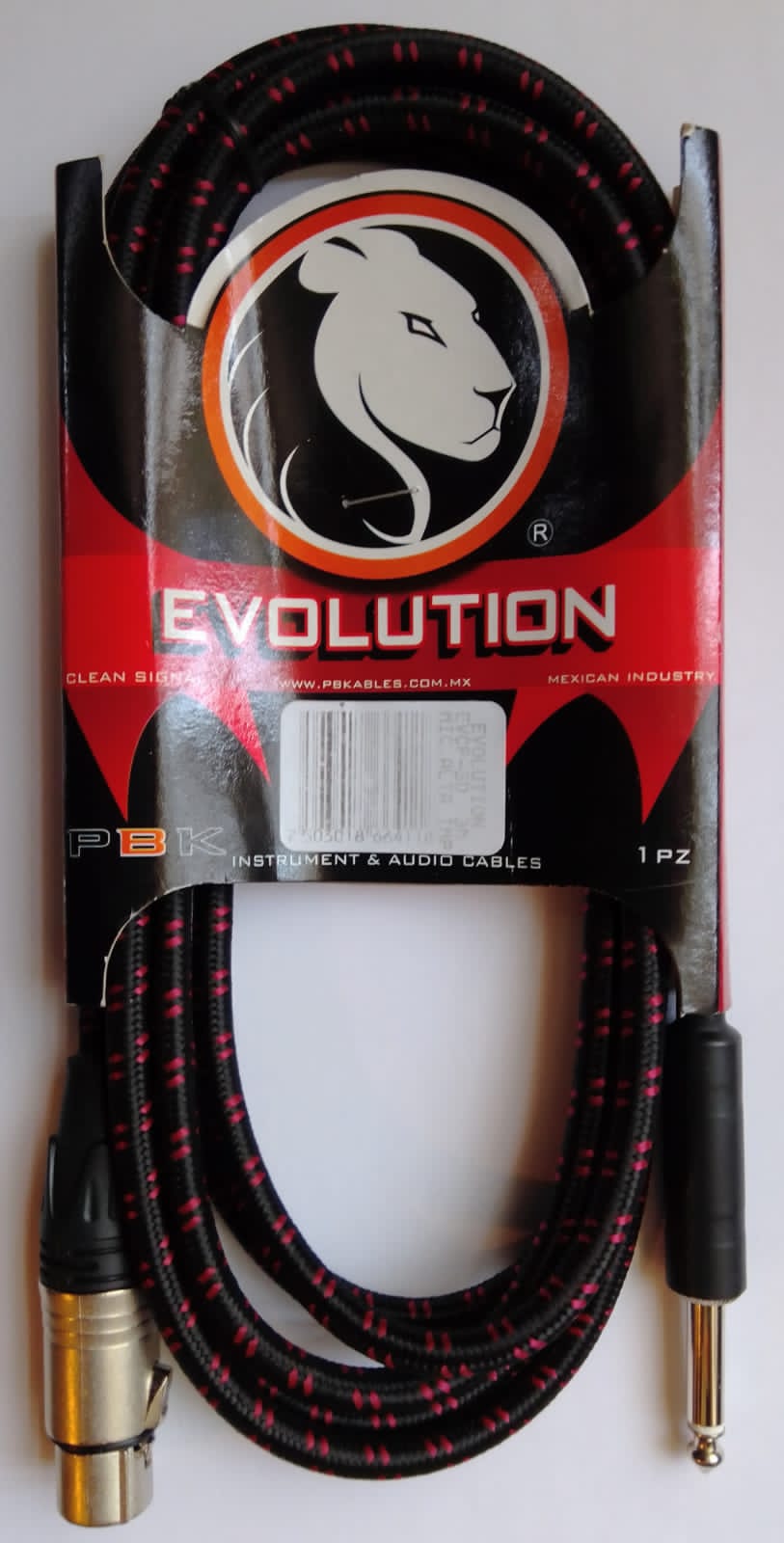 (imagen para) CABLE CANON A PLUG 3 MTS. EVOLUTION DECORADO (pz)