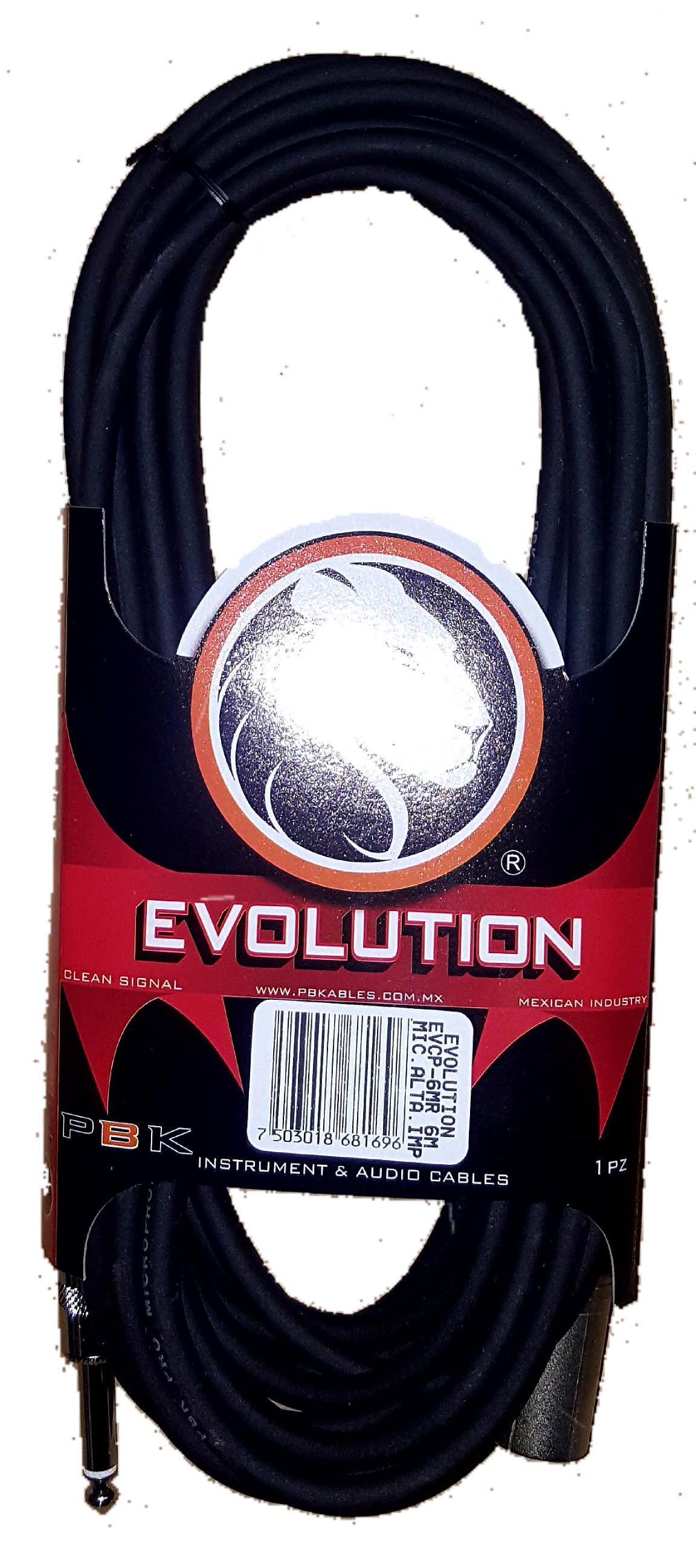 (imagen para) Cable canon M a plug Meduza, 6 mts, Evolution (pz)