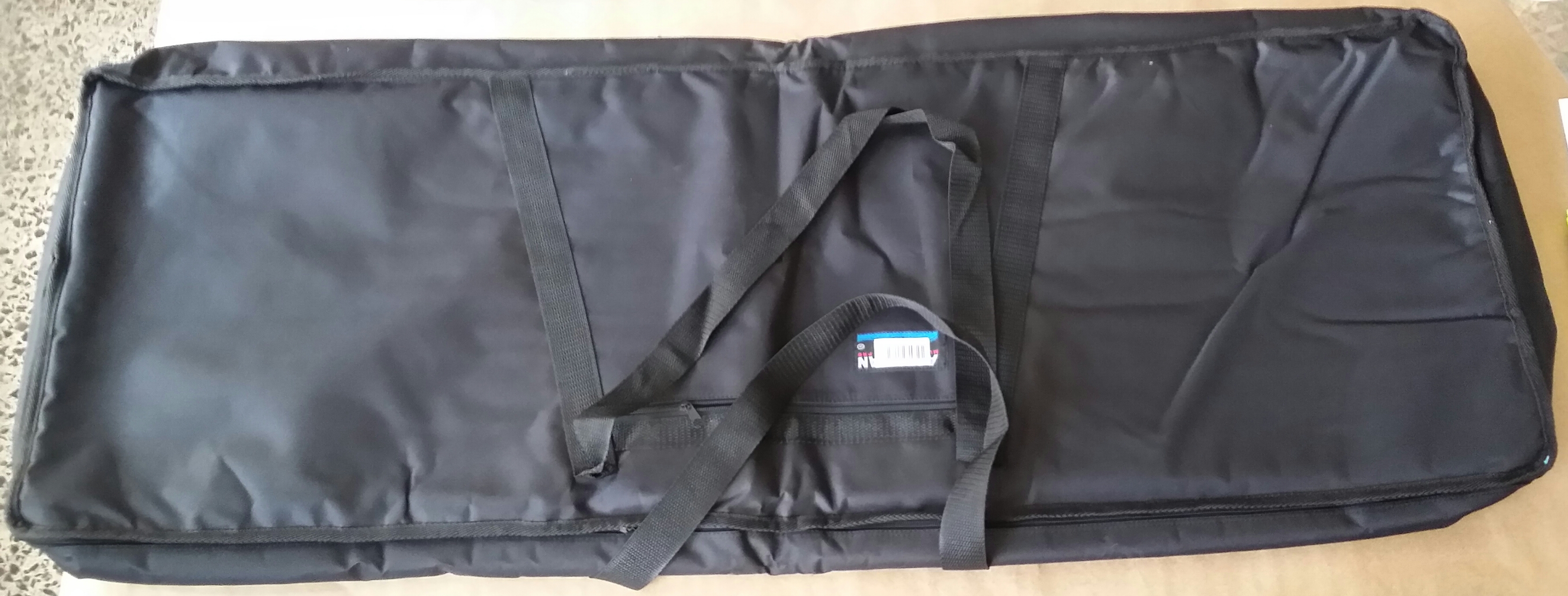 (imagen para) FUNDA TECLADO de 120 X 38 X 13 cm de canasta negro