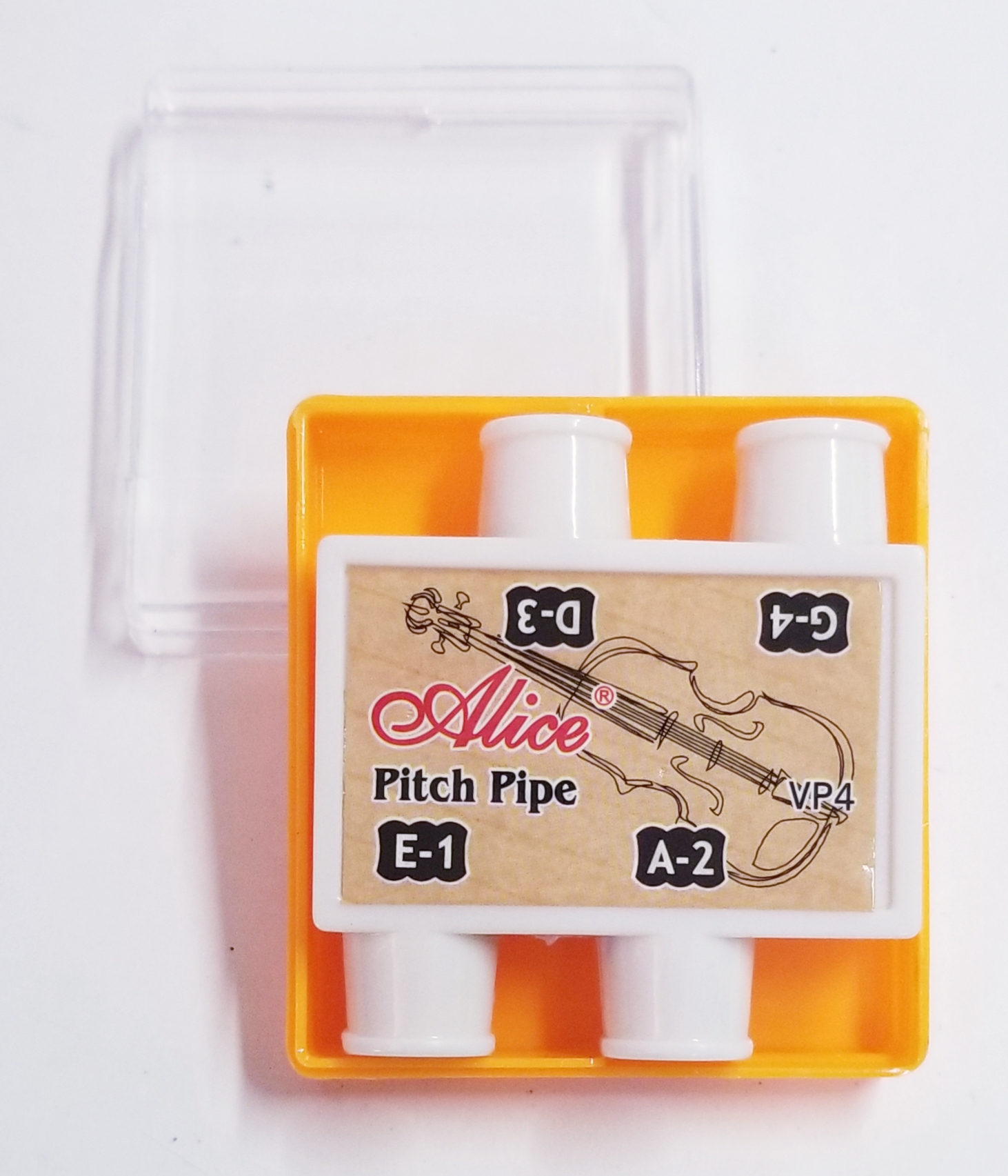 (imagen para) TONO de ALIENTO afinador 4 TUBOS MI, LA, RE, SOL MAND. VIOL. BAJ