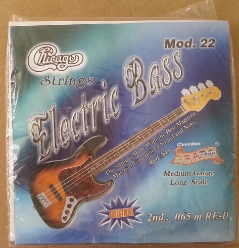 (imagen para) CUERDA BAJO ELÉCTRICO CHICAGO ACERO 2a
