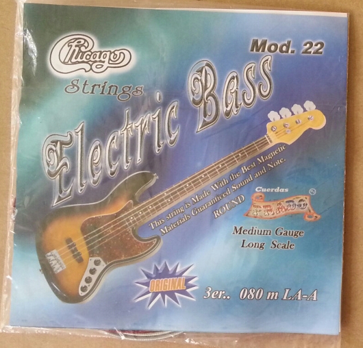 (imagen para) CUERDA BAJO ELÉCTRICO CHICAGO ACERO 3a