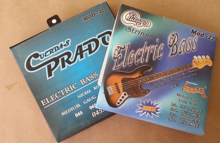 (image for) CHICAGO Steel, STRING SET for Electric bass