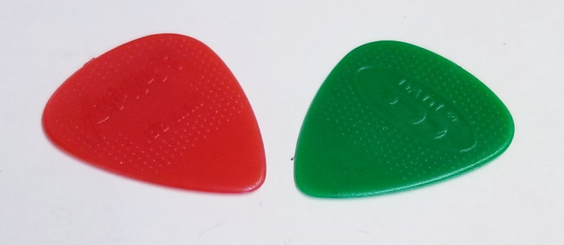 (imagen para) PLUMA guitarras FORMA DE GOTA dadi power COLORES mediana