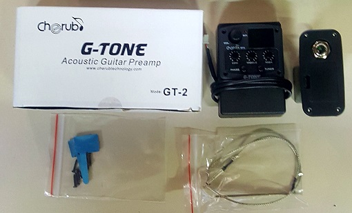 (imagen para) PASTILLA CHERUB PARA GUITARRA GT-2 C/AFINADOR G-TONE (PZ)