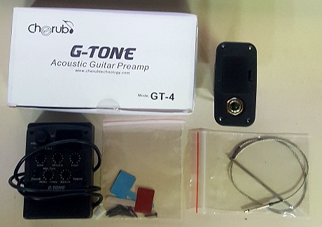 (imagen para) PASTILLA CHERUB PARA GUITARRA GT-4 C/AFINADOR G-TONE (PZ)