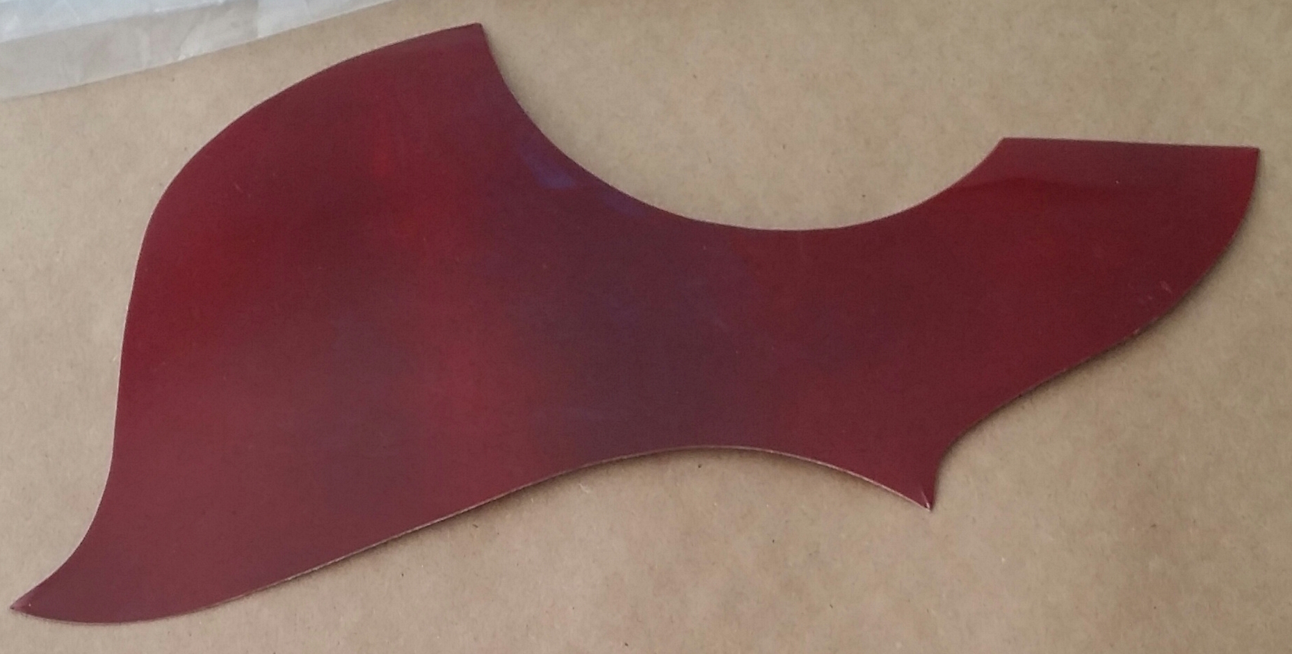 (imagen para) micas para guitarras adhesivas country guinda