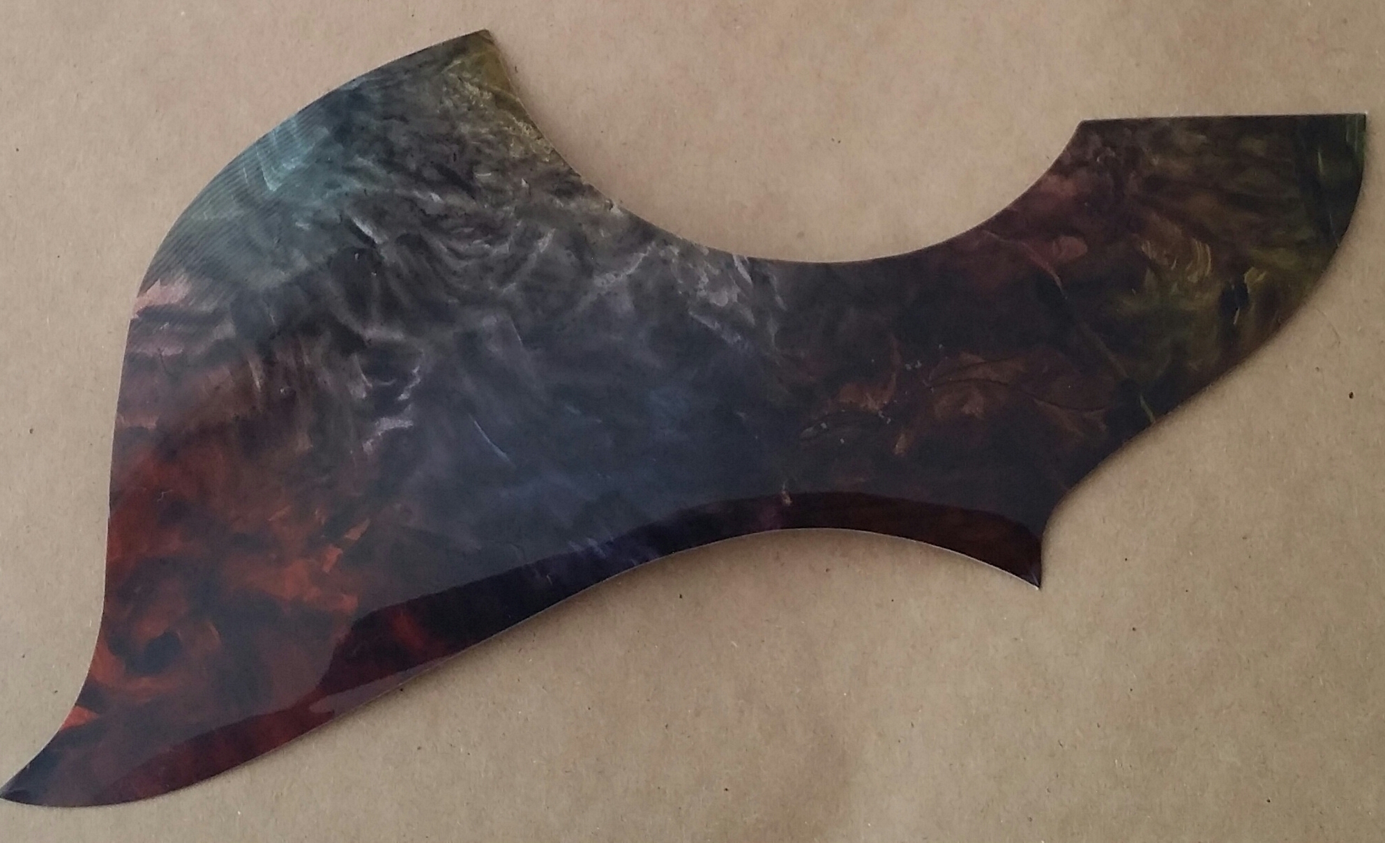 (imagen para) micas para guitarras adhesivas country carey multicolor