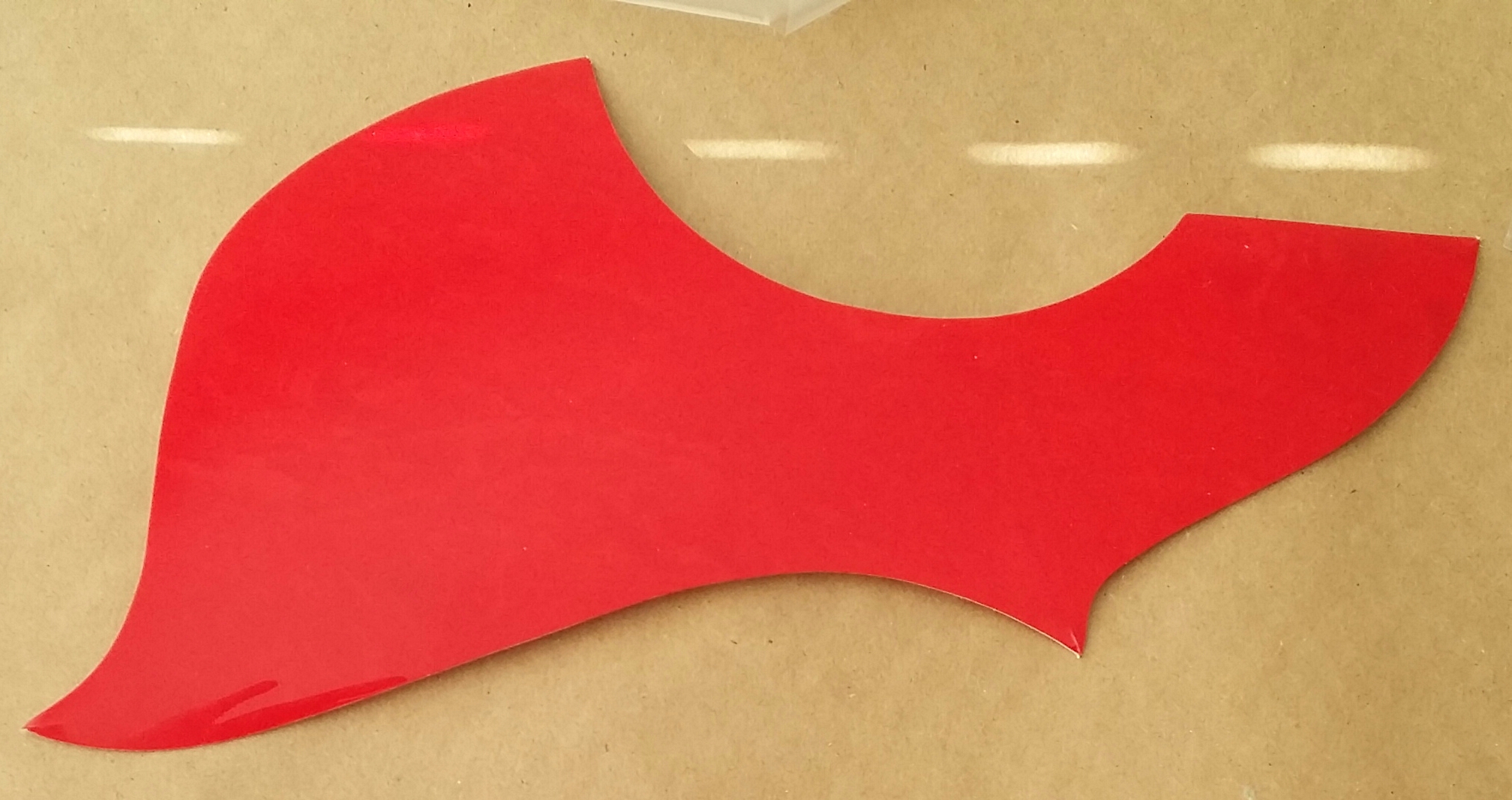 (imagen para) micas para guitarras adhesivas country rojo