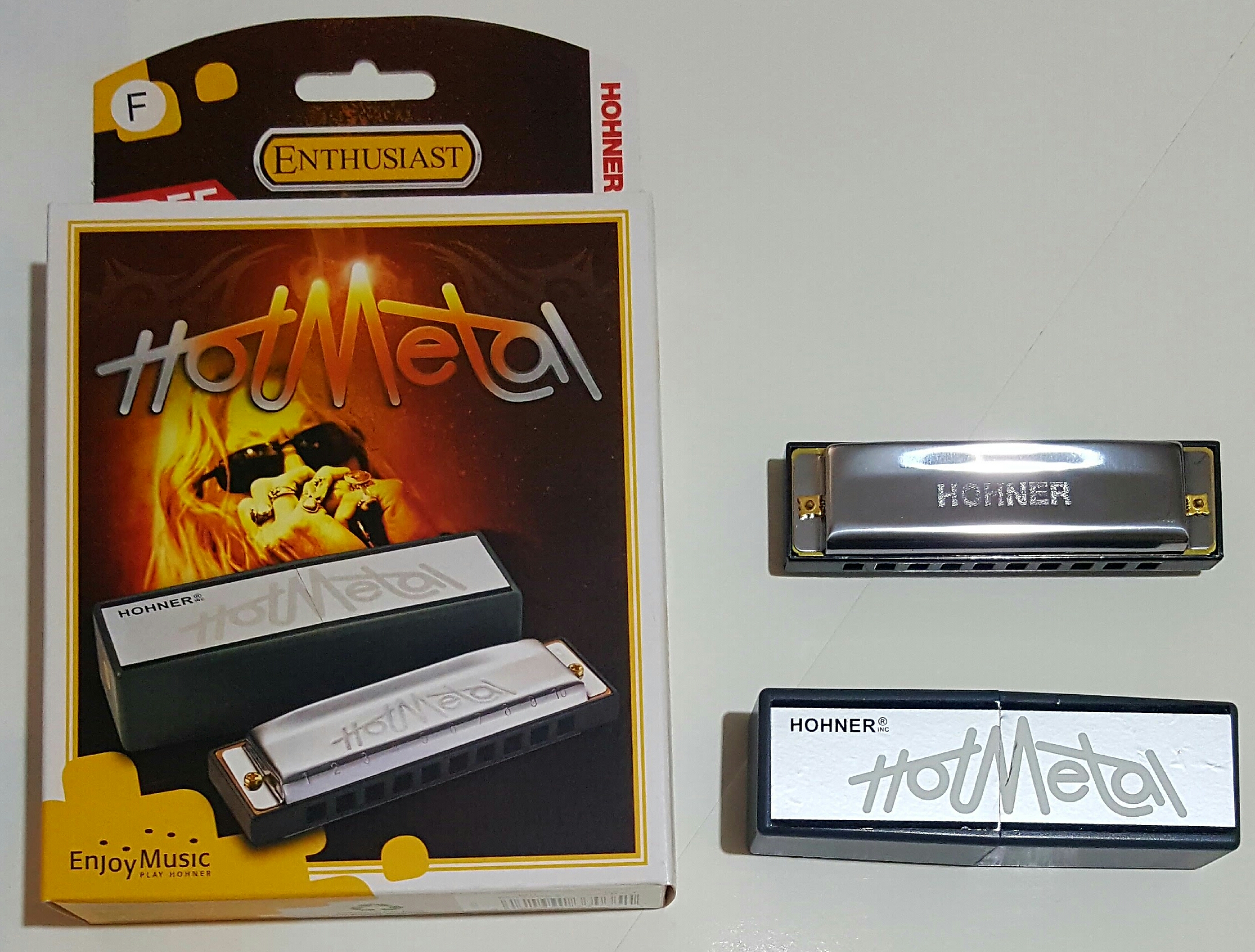 (imagen para) ARMÓNICA HOHNER 572/10 HOT METAL Cromada fa F (pz)